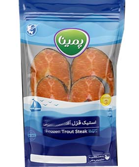 استیک قزل آلا پمینا 500گرمی
